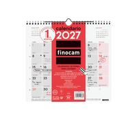 Finocam Calendario de Pared Escribir 2027 | Neutro · Idioma: Español