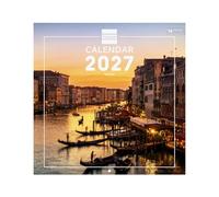 Finocam Calendario de Pared Internacional 2027 | Imágenes Venecia