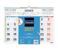 Finocam Calendario de Pared Mixto 2027 | Color · Idioma: Catalán