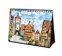 Finocam Calendario de Sobremesa Internacional 2027 | Imágenes Charming - Calendario mensual - Planificación y Organización