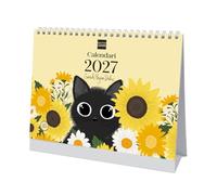 Finocam Calendario de Sobremesa para Escribir 2027 | Art Sarah Meyer-Delius · Idioma: Catalán - Calendario mensual - Planificación y Organización