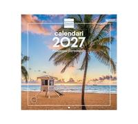 Finocam Calendario Pared 2027 Imágenes Paisajes paradisíacos Catalán