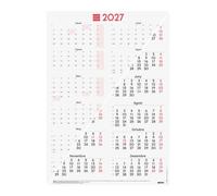 Finocam Calendario Póster Mixto 2027 Año Vista | Neutro · Catalán