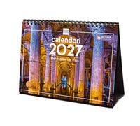 Finocam Calendario Sobremesa 2027 Maravillas del mundo · Catalán