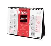 Finocam Calendario Sobremesa Escribir 2027 | Neutro · Idioma: Catalán