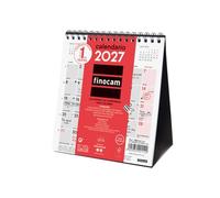 Finocam Calendario Sobremesa Escribir 2027 | Neutro · Idioma: Español | Calendario mensual. Planificación y Organización. Ideal para el hogar y para la oficina