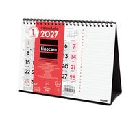 Finocam Calendario Sobremesa Números Grandes 2027 Neutro · Español