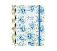 Finocam Cloe Agenda 16 meses 2026 2027 | Semana Vista Horizontal · Septiembre 2026 - Diciembre 2027 | Azul · Idioma: Español - Agenda semanal