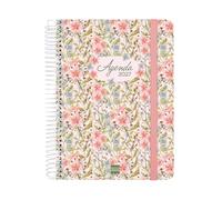 Finocam Cloe Agenda 16 meses 2026 2027 | Semana Vista Horizontal · Septiembre 2026 - Diciembre 2027 | Rosa · Idioma: Español - Agenda semanal