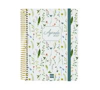 Finocam Cloe Agenda 16 meses 2026 2027 | Semana Vista Horizontal · Septiembre 2026 - Diciembre 2027 | Verde · Idioma: Español - Agenda semanal