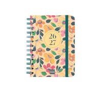 Finocam Cosmo Cart Agenda Curso 2026 2027 | Semana Vista Horizontal · Septiembre 2026 - Agosto 2027 (12 meses) | Melisa · Idioma: Español - Agenda académica - Agenda semanal