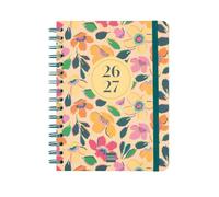 Finocam Cosmo Cart Agenda Curso 2026 2027 | Semana Vista Horizontal · Septiembre 2026 - Agosto 2027 (12 meses) | Melisa · Idioma: Español - Agenda académica - Agenda semanal