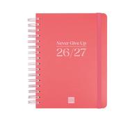 Finocam Cosmo Flex Agenda Curso 2026 2027 Diaria | Rojo · Español | 1 Día Página. Septiembre 2026 Agosto 2027 (12 meses). Agenda académica y escolar