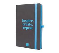 Finocam - Cuaderno Design Tapa Blanda Liso Inspire | Cuaderno A5 de Hojas Microperforadas | Bolsillo y Portabolígrafo | 72 Hojas,Adhesivos y Plantilla