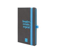 Finocam - Cuaderno Design Tapa Blanda Liso Inspire | Cuaderno de Bolsillo - A6 de Hojas Microperforadas | Bolsillo y Portabolígrafo | 72 Hojas,Adhesivos y Plantilla