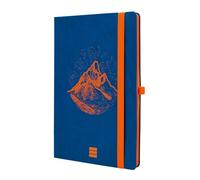 Finocam - Cuaderno Design Tapa Blanda Liso Mountain | Cuaderno A5 de Hojas Microperforadas | Bolsillo y Portabolígrafo | 72 Hojas,Adhesivos y Plantilla