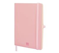 Finocam - Cuaderno Nexo Tapa Blanda Liso Rosa | Cuaderno A5 de Hojas Microperforadas | Bolsillo y Portabolígrafo | 72 Hojas,Ideal para Escribir y Dibujar