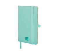 Finocam - Cuaderno Nexo Tapa Blanda Liso Turquesa | Cuaderno Pequeño de Hojas Microperforadas | Bolsillo y Portabolígrafo | 72 Hojas,Ideal para Escribir y Dibujar