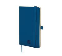 Finocam - Cuaderno Nexo Tapa Blanda Rayado Horizontal Azul Marino | Cuaderno Pequeño de Hojas Microperforadas | Bolsillo y Portabolígrafo | 72 Hojas para Escribir