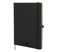 Finocam - Cuaderno Nexo Tapa Dura Dotted-Punteado Negro | Cuaderno Grande de Hojas Microperforadas | Bolsillo y Portabolígrafo | 72 Hojas,Ideal para Bullet Journal