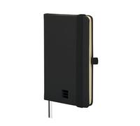 Finocam - Cuaderno Nexo Tapa Dura Dotted-Punteado Negro | Cuaderno Pequeño de Hojas Microperforadas | Bolsillo y Portabolígrafo | 72 Hojas,Ideal para Bullet Journal