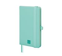 Finocam - Cuaderno Nexo Tapa Dura Dotted-Punteado Turquesa | Cuaderno Pequeño de Hojas Microperforadas | Bolsillo y Portabolígrafo | 72 Hojas,Ideal para Bullet Journal