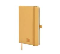 Finocam - Cuaderno Nexo Tapa Dura Liso Camel | Cuaderno Pequeño de Hojas Microperforadas | Bolsillo y Portabolígrafo | 72 Hojas,Ideal para Escribir y Dibujar