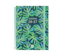 Finocam Diva Agenda Curso 2026 2027 | Semana Vista Horizontal · Septiembre 2026 - Junio 2027 (curso lectivo) + Julio y Agosto resumidos | Selva · Idioma: Español - Agenda escolar - Agenda semanal