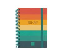 Finocam Diva Agenda Curso 2026 2027 | Semana Vista Horizontal · Septiembre 2026 - Junio 2027 (curso lectivo) + Julio y Agosto resumidos | Colors · Idioma: Español - Agenda escolar - Agenda semanal