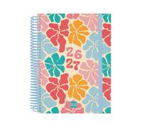 Finocam Diva Agenda Curso 2026 2027 | 1 Día Página · Septiembre 2026 - Junio 2027 (curso lectivo) + Julio y Agosto resumidos | Spring · Idioma: Español - Agenda escolar - Agenda diaria