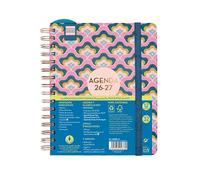 Finocam Docente Magistral Design Agenda Curso 2026 2027 | Semana Vista Horizontal · Septiembre 2026 - Agosto 2027 (12 meses) | Lilac · Idioma: Español - Agenda académica - Agenda semanal