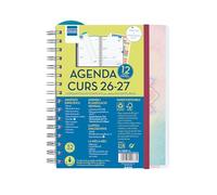 Finocam Docente Magistral Personalizable Agenda Curso 2026 2027 | Semana Vista Horizontal · Septiembre 2026 - Agosto 2027 (12 meses) | Mandala · Idioma: Catalán - Agenda académica - Agenda semanal