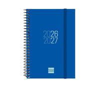 Finocam Espir Agenda Curso 2026 2027 | Semana Vista Horizontal · Septiembre 2026 - Agosto 2027 (12 meses) | Azul · Idioma: Español - Agenda académica - Agenda semanal
