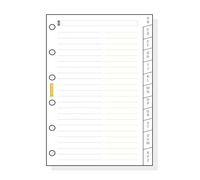 Recambio Agenda FINOCAM Classic, C275 602 Índice