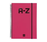 Finocam Índice alfabético, A-Z - Magenta, Mediano - 148x210 mm (DIN A5)