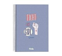Finocam - Libreta DIN A4 español Talkual Lila-Girl