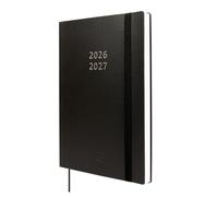 Finocam Mara Agenda 18 meses 2026 2027 | Semana Vista Vertical · Julio 2026 - Diciembre 2027 | Negro · Internacional - Agenda semanal