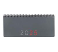 Finocam - Planificador Agenda + Notas Semana Vista 2025 Semana Vista + notas Enero 2025 - Diciembre 2025 (12 meses) Gris Internacional