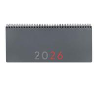 Finocam - Planificador Agenda + Notas Semana Vista 2026 Semana Vista + notas Enero 2026 - Diciembre 2026 (12 meses) Gris Internacional