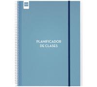 Finocam Planificador de Clases Semanal – Sin fecha, 8h, 230x310 mm, con pegatinas y 2 fundas