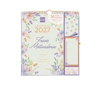 Finocam Plus Calendario 16 meses 2026 2027 | Mes Vista · Septiembre 2026 - Diciembre 2027 | Frases motivadoras · Idioma: Español - Calendario mensual