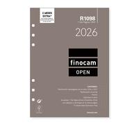 Finocam - recambio agenda open 2026 1 día página - enero - diciembre