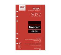 Finocam - Recambio Anual 2022 Semana Vista Vertical, de Enero 2022 a Diciembre 2022 (12 meses) 500-117x181 mm Open Catalán
