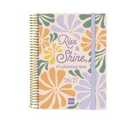 Finocam Secundaria Agenda Curso 2026 2027 | 1 Día Página · Septiembre 2026 - Junio 2027 (curso lectivo) + Julio y Agosto resumidos | Shine · Idioma: Español - Agenda escolar - Agenda diaria