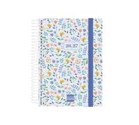 Finocam Secundaria Agenda Curso 2026 2027 | 1 Día Página · Septiembre 2026 - Junio 2027 (curso lectivo) + Julio y Agosto resumidos | Fiori · Idioma: Español - Agenda escolar - Agenda diaria