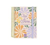 Finocam Secundaria Agenda Curso 2026 2027 | 1 Día Página · Septiembre 2026 - Junio 2027 (curso lectivo) + Julio y Agosto resumidos | Shine · Idioma: Catalán - Agenda escolar - Agenda diaria