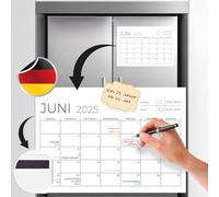 Finoly Calendario Magnetico 2025 en Alemán | Calendario Magnético para Nevera de Enero 2025 a Junio 2026 | Calendario de Pared 2025 | Planificador Mensual Magnético 2025-2026 (Minimalista)