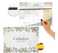 Finoly Calendario Magnetico Nevera Enero a Junio 2027 (18 Meses) | Calendario Iman Nevera 2026 | Almanaque Magnético con Adhesión Fuerte (Naturaleza)