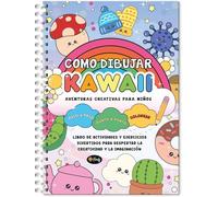Finoly Como Dibujar Kawaii Paso a Paso | Aprende a Dibujar Kawaii Mejora la Creatividad | Como dibujar kawaii para Niños y Niñas Encuadernación en Espiral Papel Grueso no Traspasa la Tinta