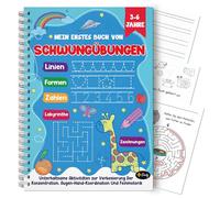 Finoly Cuaderno de Ejercicios de Preescolar 3-6 años (Alemán) A4
